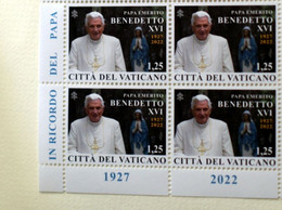 VATICAN 2023, POPE BENEDICT XVI, TRIGESIMO, TRIGEME, Thirtieth Day, BLOCK MNH** - Ongebruikt