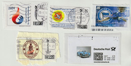 Bund Privatpost Briefmarke Individuell Internetmarke, 5 Gesempelte, Siehe Scan - Privatpost