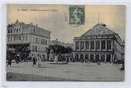 BÔNE Annaba - L'Hôtel D'Orient Et Le Théâtre - Ed. De La Comète H.L. Et Cie 8 Papier Glacé - Annaba (Bône)