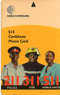 BARBADOS - GPT - CABLE & WIRELESS - 333CBDA - POLICE - Barbados (Barbuda)