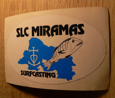 THEME PECHE : AUTOCOLLANT SLC MIRAMAS SURFCASTING - Adesivi
