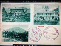 Published By Jose Rossner , Amapala Postcard Circulated With Train Stamps - Honduras