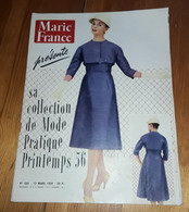 MARIE FRANCE N°585 1956 Mode Fashion French Women's Magazine - Moda