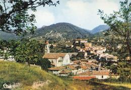 L'escarène * Vue Panoramique Sur Le Village - L'Escarène