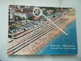 Cartolina Viaggiata "HOTEL NEVADA RICCIONE" 1965 - Hotels & Gaststätten