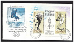Olympische Spelen 1960 , Burundi - F.D.C - Hiver 1964: Innsbruck
