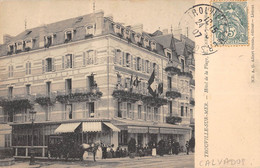 CPA 14 TROUVILLE SUR MER HOTEL DE LA PLAGE E.FABRE PROPRIETAIRE - Trouville
