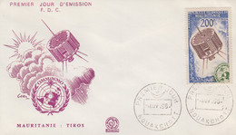 Enveloppe  FDC   1er   Jour    MAURITANIE    Journée  Météorologique  Mondiale   1963 - Mauritanië (1960-...)