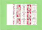 BEAUJARD CHEFFER TETE BECHE SALON DU TIMBRE 2010 DANS UN BLOC DE 6 - Unused Stamps
