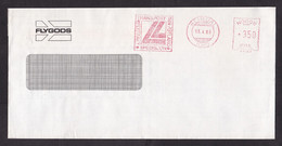 Norway: Cover, 1983, Meter Cancel, Transport Company, Flygods, Logo (minor Discolouring) - Lettres & Documents