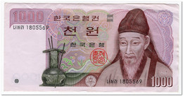 SOUTH KOREA,1000 WON,1983,P.47,VF-XF - Korea, South