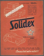 Publicité Solidex Citra Plus Dur Que Le Plomb Ne Rouille Pas Et Adhère Bien  4 Pages Avec Le Descriptif & Mode D'emploi - Auto's