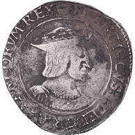 Monnaie, France, François Ier, Teston, 1515-1547, Paris, TB+, Argent - 1515-1547 Frans I