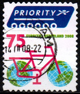 Olanda 2008 - Bicycle With Globes As Wheels - 75 Ct - Euro Cent - Used Stamps