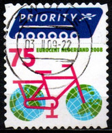 Olanda 2008 - Bicycle With Globes As Wheels - 75 Ct - Euro Cent - Used Stamps