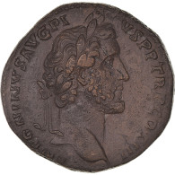 Monnaie, Antonin Le Pieux, Sesterce, 143, Rome, SUP, Bronze, RIC:716a - Les Antonins (96 à 192)