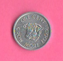 Seycelles 1 One Cent 1972 FAO Seichelles Typological Aluminum Coin - Seychelles