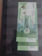 Algérie -2x 2000 Dinars 2022 - UNC - 2 Numéros Successifs - Algérie