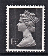 GRAN BRETAGNA  1971 1 1/2P BLACK 2B  SG X848 MNH - Unused Stamps