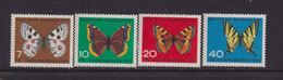 WEST GERMANY - 1962 Butterflies Set Never Hinged Mint - Ungebraucht