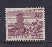 WEST GERMANY - 1962 Mainz 20pf Never Hinged Mint - Ungebraucht