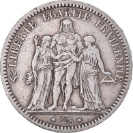 Monnaie, France, Hercule, 5 Francs, 1872, Paris, TTB, Argent, Gadoury:745a - Other & Unclassified