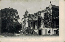 SWITZERLAND - GENEVE - MUSEE DU PARC MON-REPOS - EDIT E.H. - MAILED 1904 (15835) - GE Geneva