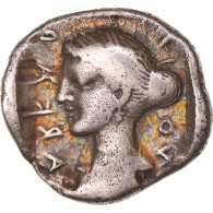 Monnaie, Arcadie, Hémidrachme, 465-460 BC, Tegea, TB, Argent, SNG-Cop:Suppl.274 - Grecques
