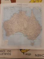 CARTE LIBRAIRIE ARISTIDE QUILLET  VERS 1920 N° 55 AUSTRALIE POLITIQUE - Geographical Maps