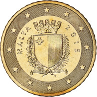 Malte, 50 Euro Cent, 2015, BU, FDC, Or Nordique, KM:130 - Malte