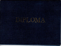 Romania, 1971, Vintage Graduation Certificate / Diploma - Popular School Of Art, Brasov - Diploma & School Reports