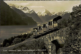SWITZERLAND - TREIB SEELISBERG - BAHN - VIERWALDSTÄTTERSEE U. BRISTENSTOCK - PHOTO WEHRLI - TRENO / TRAIN 1950s (15847) - UR Uri