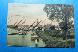 Temse Kanaal Peniche Binnenvaart Canal 1912 , Uitg. E.D.L. - Temse
