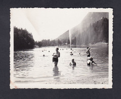 Photo Originale Vintage Snapshot Baignade à Kufstein Tyrol En 1932 Femme Maillot De Bain ( 54551) - Luoghi