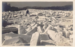 Thur Fluss Weinfelden  Seegefrörne 19.3. 1929  Winterkarte - Weinfelden