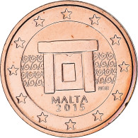 Malte, 2 Euro Cent, 2015, BU, FDC, Acier Plaqué Cuivre, KM:126 - Malte