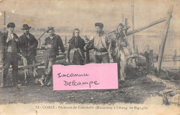 CPA 2B CORSE ENTRE FURIANI ET BORGO PECHEURS DE CALCINELLI (BUCARDES) A L'ETANG DE BIGUGLIA  1904 Rare Voir Description - Other & Unclassified