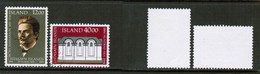 ICELAND   Scott # 600-1 USED (CONDITION AS PER SCAN) (Stamp Scan # 866-3) - Oblitérés