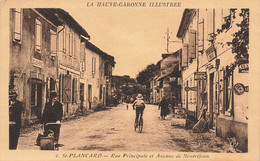 St Plancard * La Rue Principale Et Avenue De Montréjeau * Boucherie * Commerces Magasins - Other & Unclassified