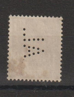 France Perforé Ancoper AL117 Sur 271 - Used Stamps