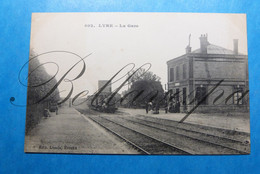 Lyre La Gare Station. Chemin De Fer  & Train Trein Spoorweg -D27 - Gares - Avec Trains