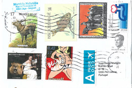 Belgique Cover To Portugal - Storia Postale