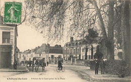 Château Du Loir * Avenue De La Gare Prise De La Place * Villageois Attelage - Chateau Du Loir