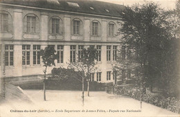 Château Du Loir * école Supérieure De Jeunes Filles * Façade Rue Nationale * Groupe Scolaire - Chateau Du Loir