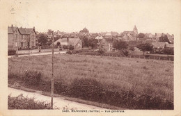 Mansigne * Route Et Vue Générale Sur Le Village - Autres & Non Classés