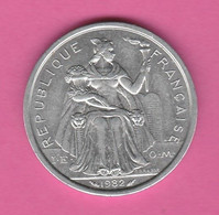 Polynésie Française - 2 Francs 1982 - Polinesia Francesa