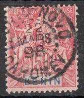 BENIN Timbre-poste N°43 Oblitéré Défauts De Dentelure Cote 25€00 - Used Stamps