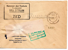 63792 - DDR / ZKD - 1968 - Unfrankierter ZKD-OrtsBf BERLIN - Autres & Non Classés