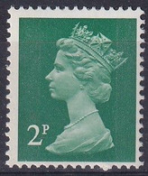 GRAN BRETAGNA  1971 2P MYRTLE GREEN   2B  SG X849 MNH - Unused Stamps