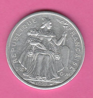 Polynésie Française - 2 Francs 1993 I.E.O.M. - Polinesia Francese